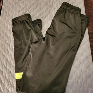 Black with florescent stripes pants